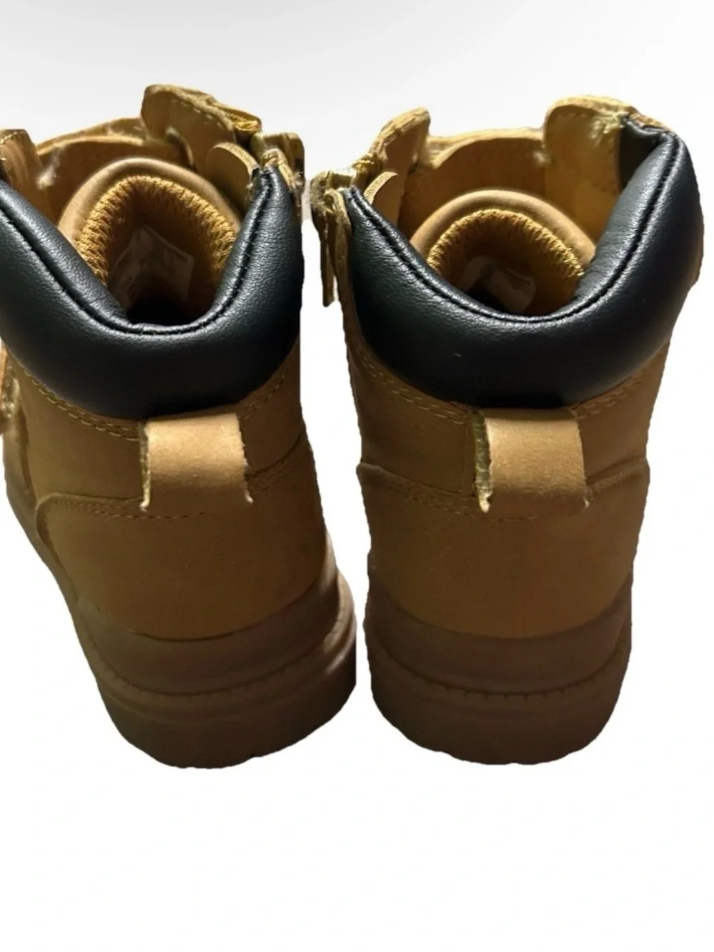 Toddler Boy Wonder Nation Beige Work Boots Size 5